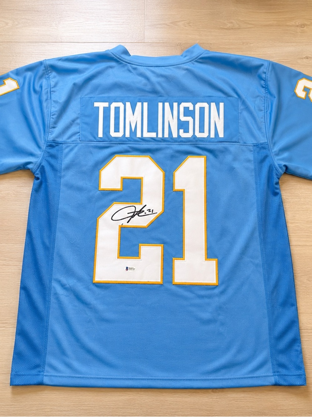LaDainian Tomlinson Signed Chargers #21 Jersey Auto Beckett BAS Certified